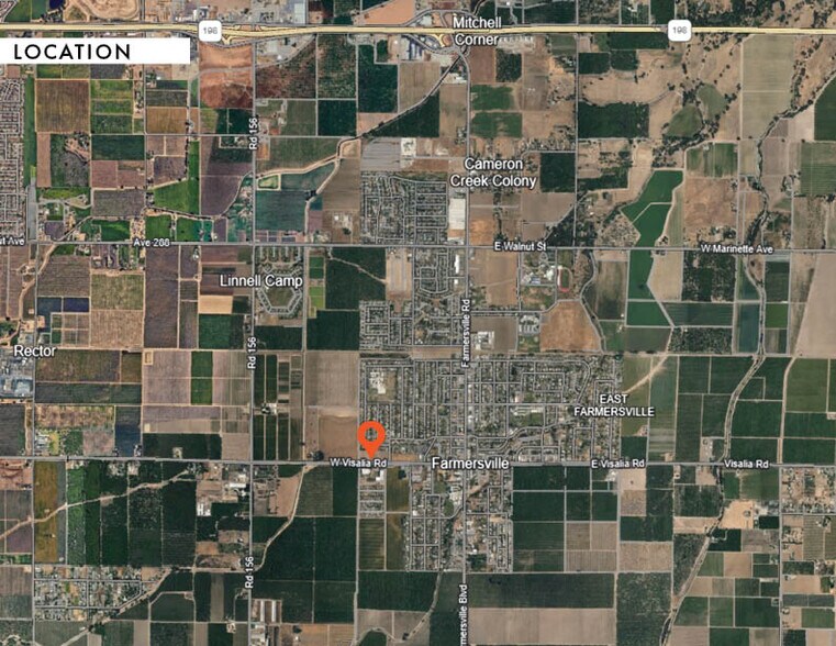 01 W Visalia Rd, Farmersville, CA à vendre - Aérien – Image 3 sur 3