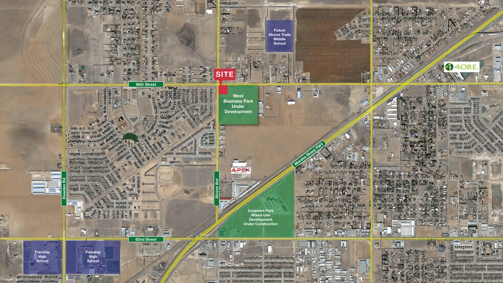 66th, Lubbock, TX à vendre - Aérien – Image 1 sur 2
