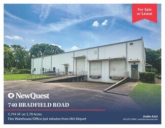 Plus de détails pour 740 Bradfield Rd, Houston, TX - Local d’activités à vendre