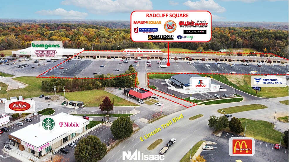 137-205 E Lincoln Trail Blvd, Radcliff, KY à louer - Aérien – Image 3 sur 25