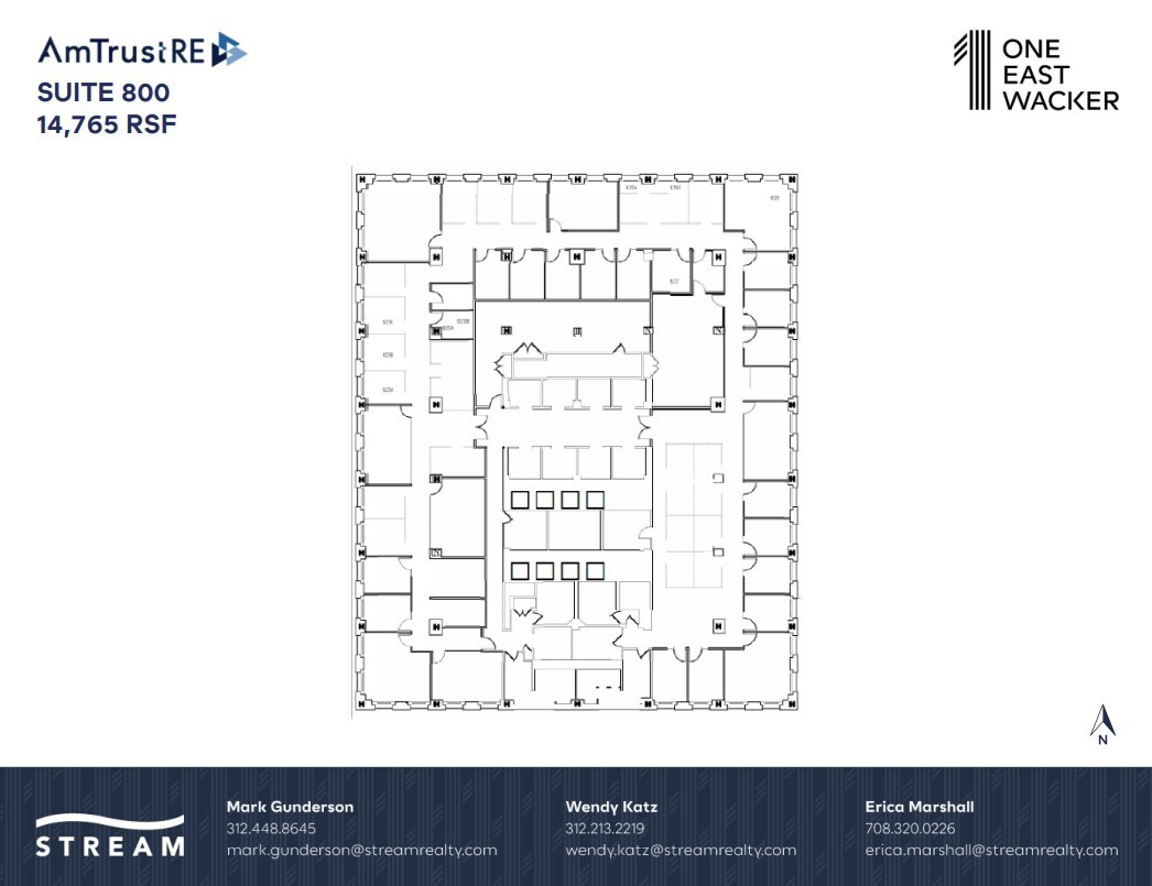 1 E Wacker Dr, Chicago, IL à louer Plan d’étage– Image 1 sur 1