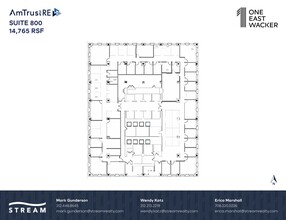 1 E Wacker Dr, Chicago, IL à louer Plan d’étage– Image 1 sur 1