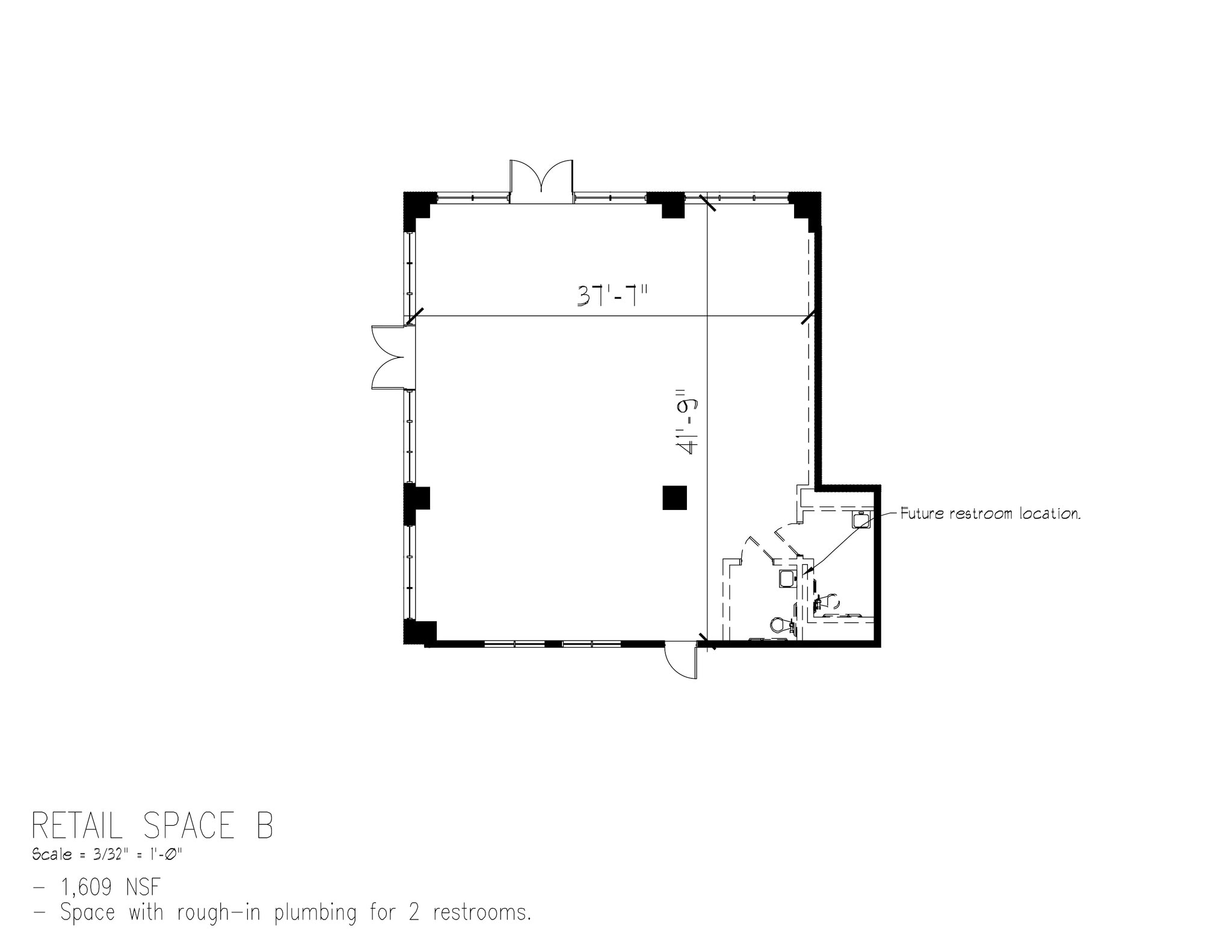 61-63 Wall St, Norwalk, CT à louer Plan d’étage– Image 1 sur 1