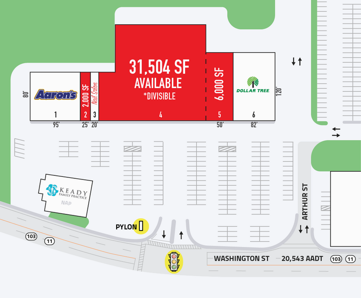 216 Washington St, Claremont, NH à louer - Plan de site – Image 2 sur 3