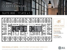 98 SE 7th St, Miami, FL à louer Plan d’étage– Image 1 sur 1