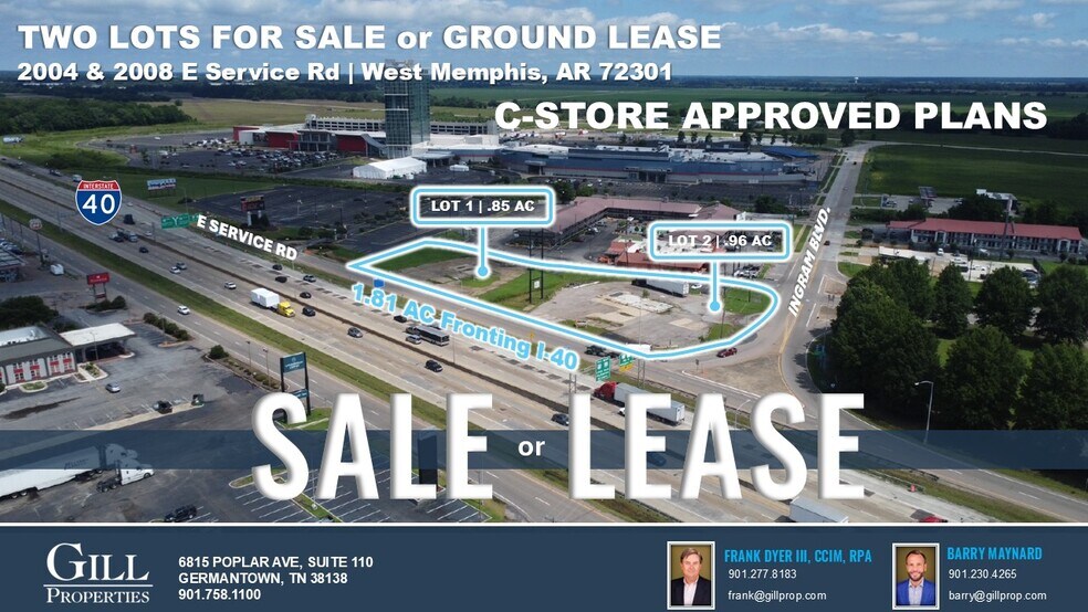 2008 E North Svc Rd, West Memphis, AR à louer - Photo de l’immeuble – Image 3 sur 4