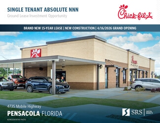 Plus de détails pour 4735 Mobile Hwy, Pensacola, FL - Local commercial à vendre