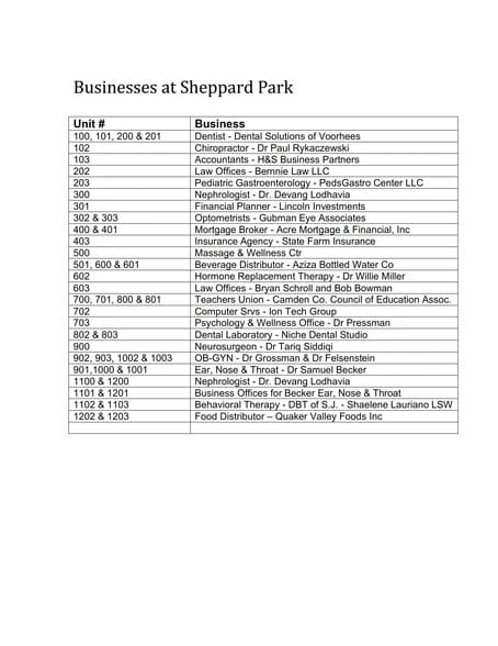 300-403 Sheppard Rd, Voorhees, NJ à louer - Photo de l’immeuble – Image 3 sur 9