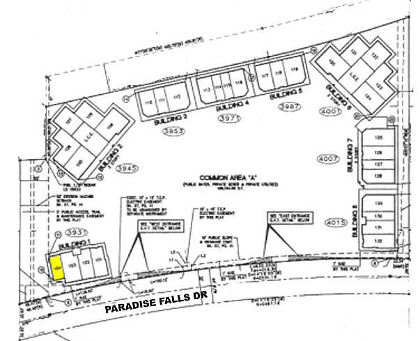 3954 E Paradise Falls Dr, Tucson, AZ à louer - Plan cadastral – Image 2 sur 5
