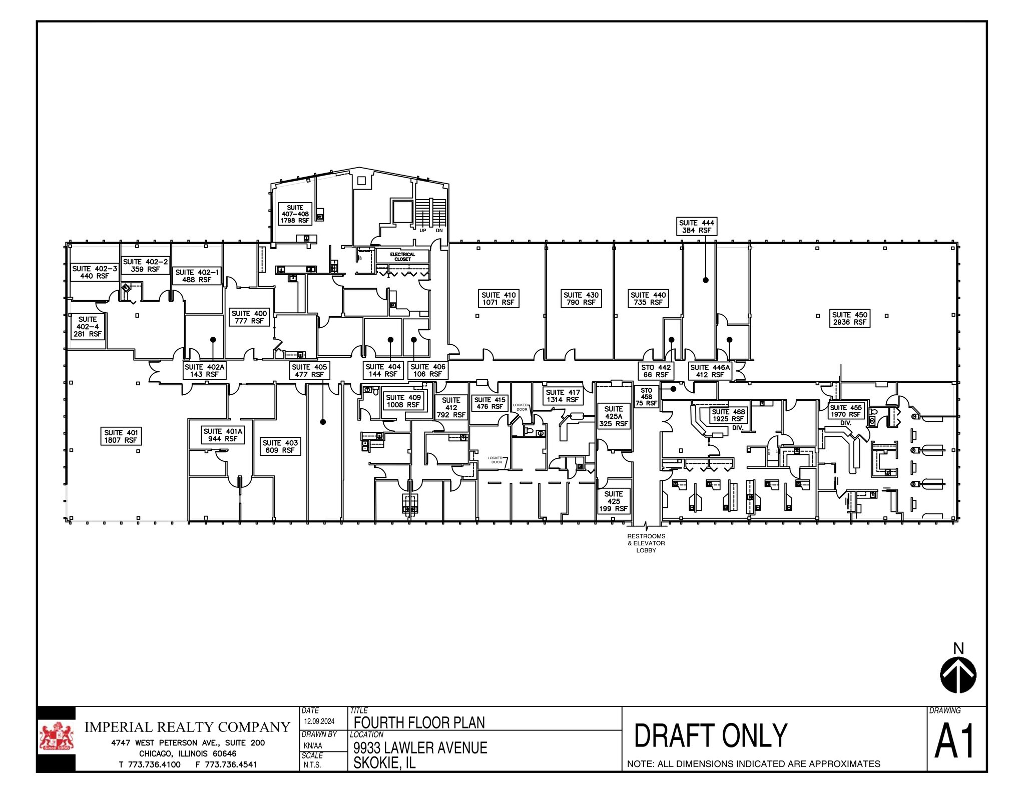9933 Lawler Ave, Skokie, IL à louer Plan de site– Image 1 sur 1