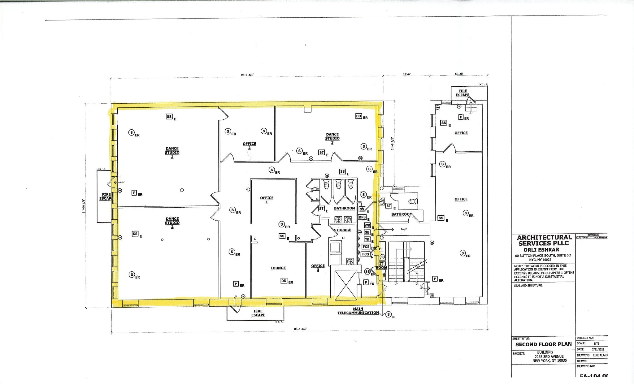 2258-2260 Third Ave, New York, NY à louer Plan d’étage– Image 1 sur 15