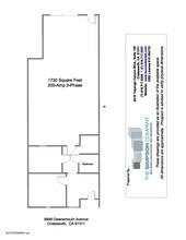 9840-9848 Owensmouth Ave, Chatsworth, CA à louer Plan d’étage– Image 1 sur 7