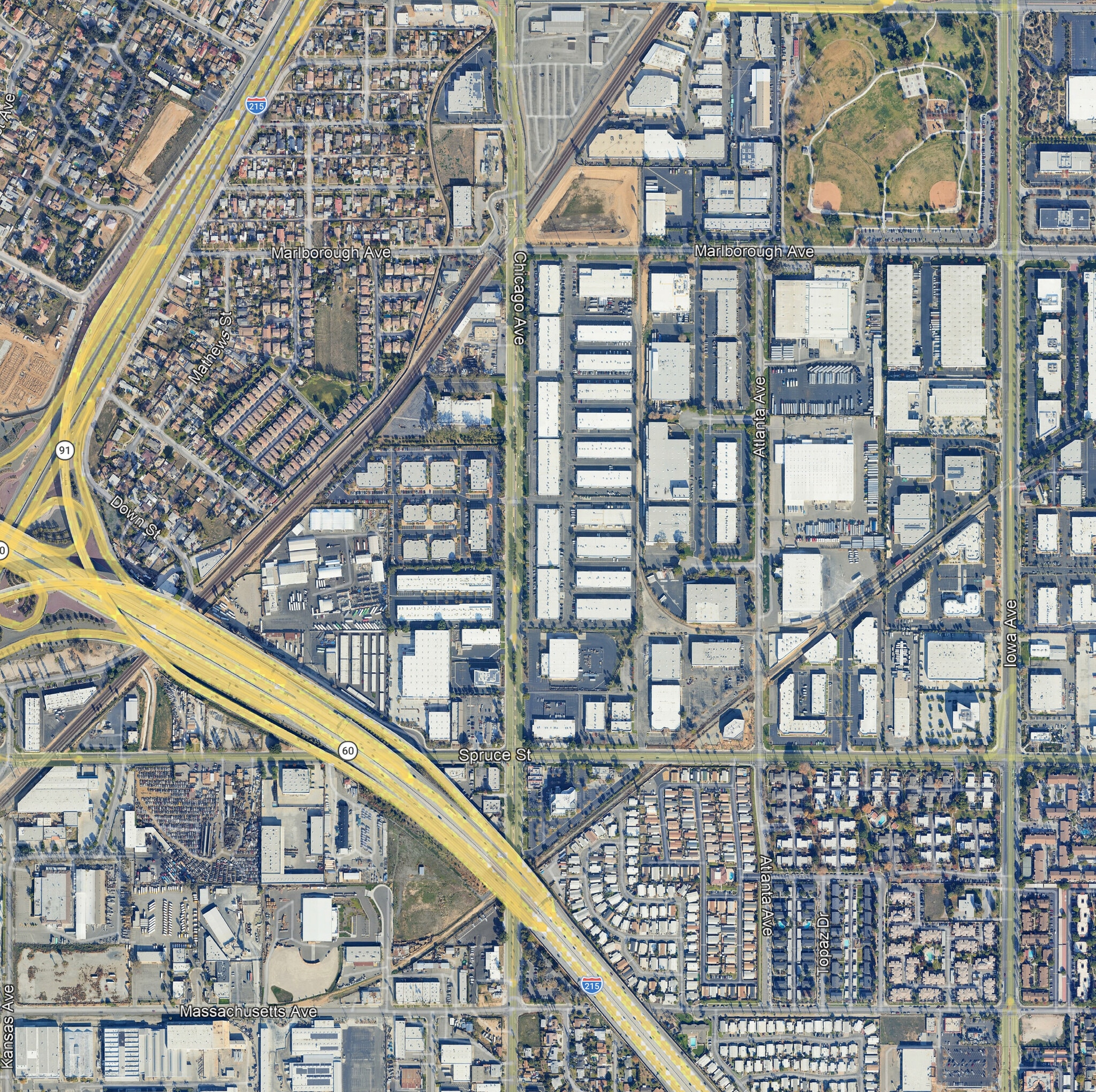 1855 Iowa Ave, Riverside, CA à louer Carte– Image 1 sur 1
