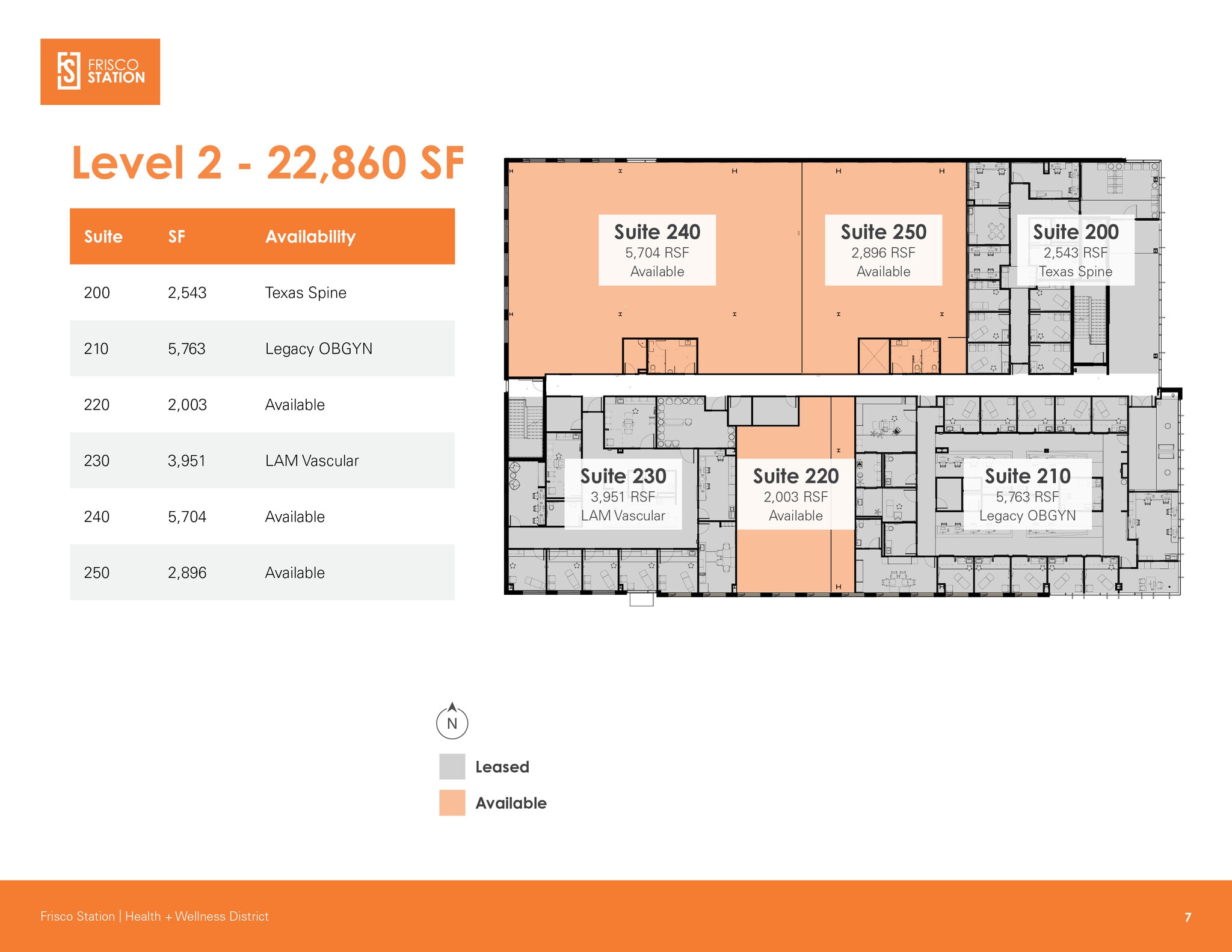 3501 Wellness Way, Frisco, TX à louer Plan d’étage– Image 1 sur 1