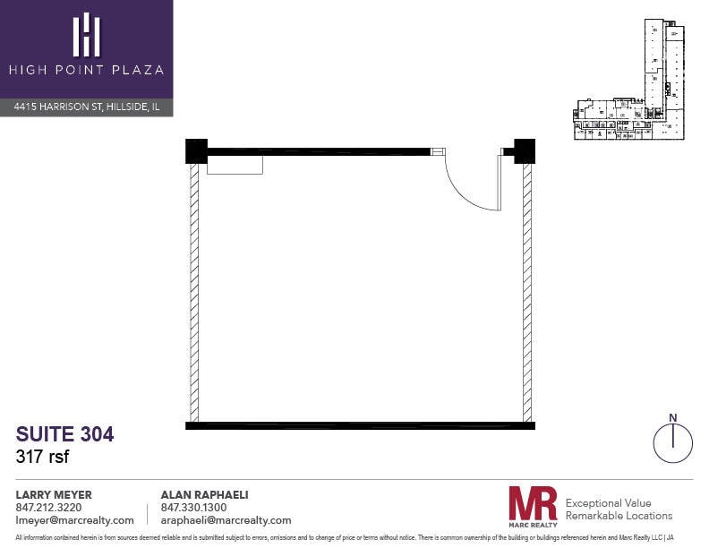 4415 W Harrison St, Hillside, IL à louer Plan d’étage– Image 1 sur 1
