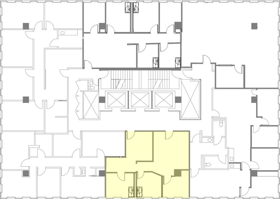 350 Parnassus Ave, San Francisco, CA à louer Plan d’étage– Image 1 sur 2