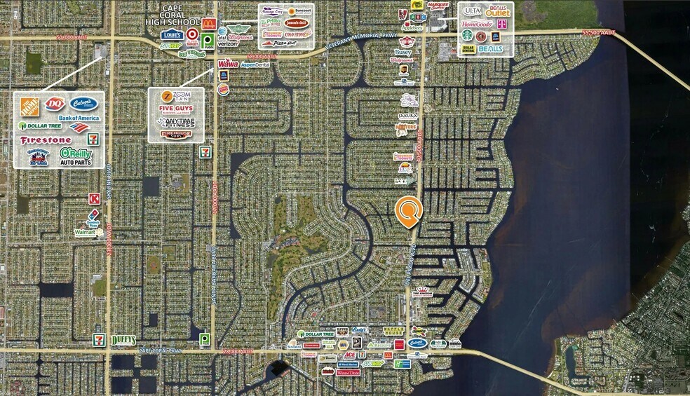 3902 Del Prado Blvd S, Cape Coral, FL à vendre - Aérien – Image 3 sur 3