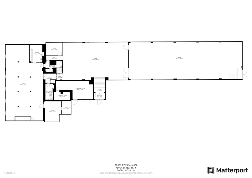 219 Sycamore St, South Bend, IN à louer - Plan d’étage – Image 2 sur 3