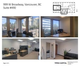 999 W Broadway, Vancouver, BC à louer Photo intérieure– Image 2 sur 2