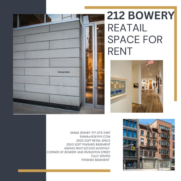 212 Bowery, New York, NY à louer - Photo de l’immeuble – Image 1 sur 10