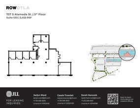 777 S Alameda St, Los Angeles, CA à louer Plan d’étage– Image 1 sur 2