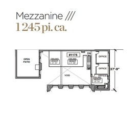 1175-1183 Pl Du Frère-André, Montréal, QC à louer Plan d’étage– Image 2 sur 2