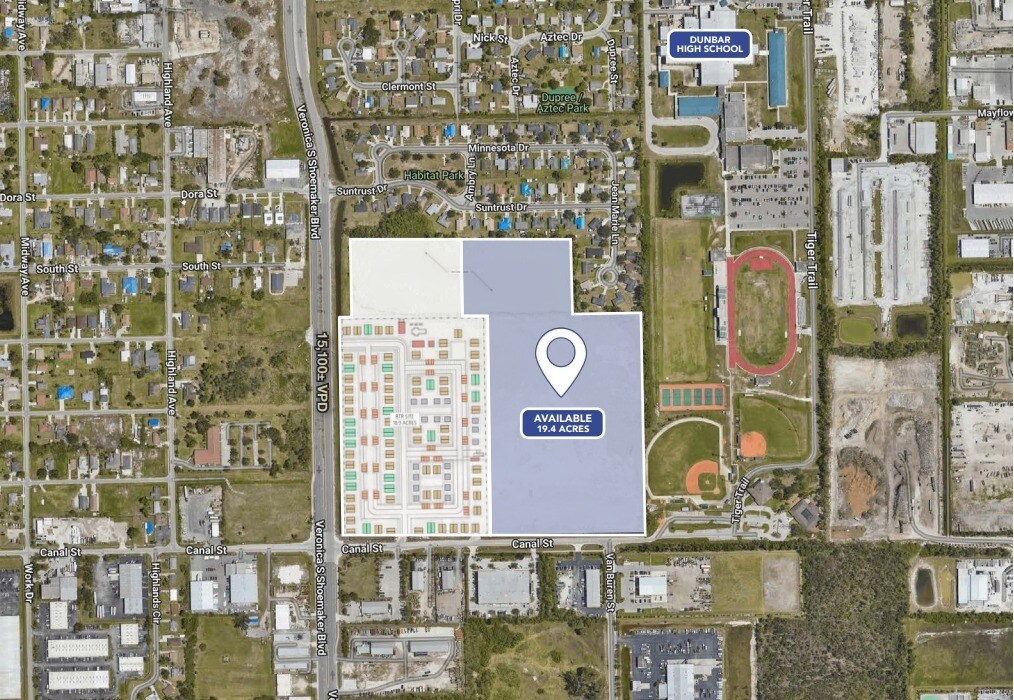3691 Canal St, Fort Myers, FL à vendre Plan de site– Image 1 sur 2