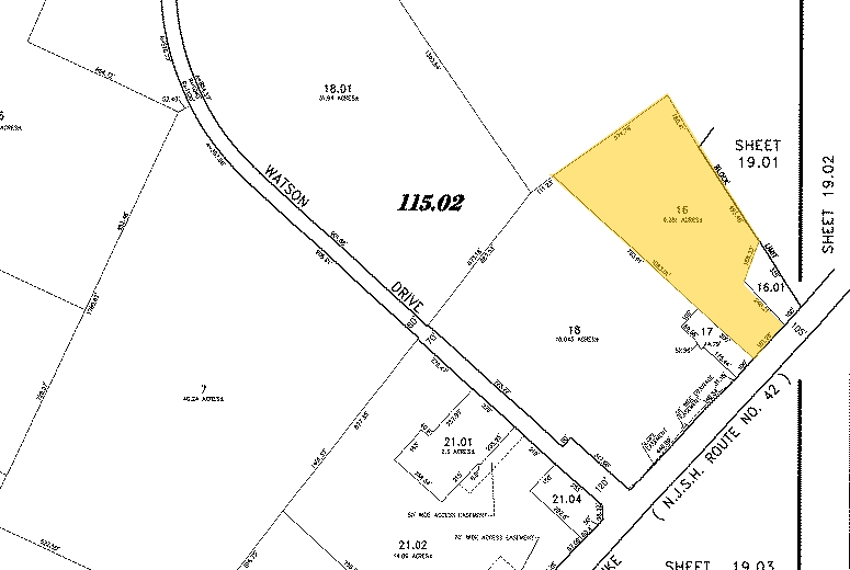 4121-4131 Route 42, Turnersville, NJ à louer - Plan cadastral – Image 2 sur 23