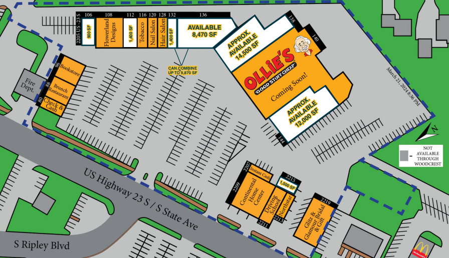 2205 US Highway 23 S, Alpena, MI à louer Plan de site– Image 1 sur 3