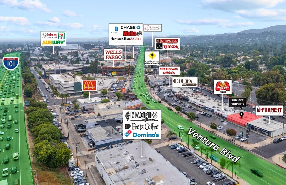18934 Ventura Blvd, Tarzana, CA à louer - Photo de l’immeuble – Image 2 sur 5