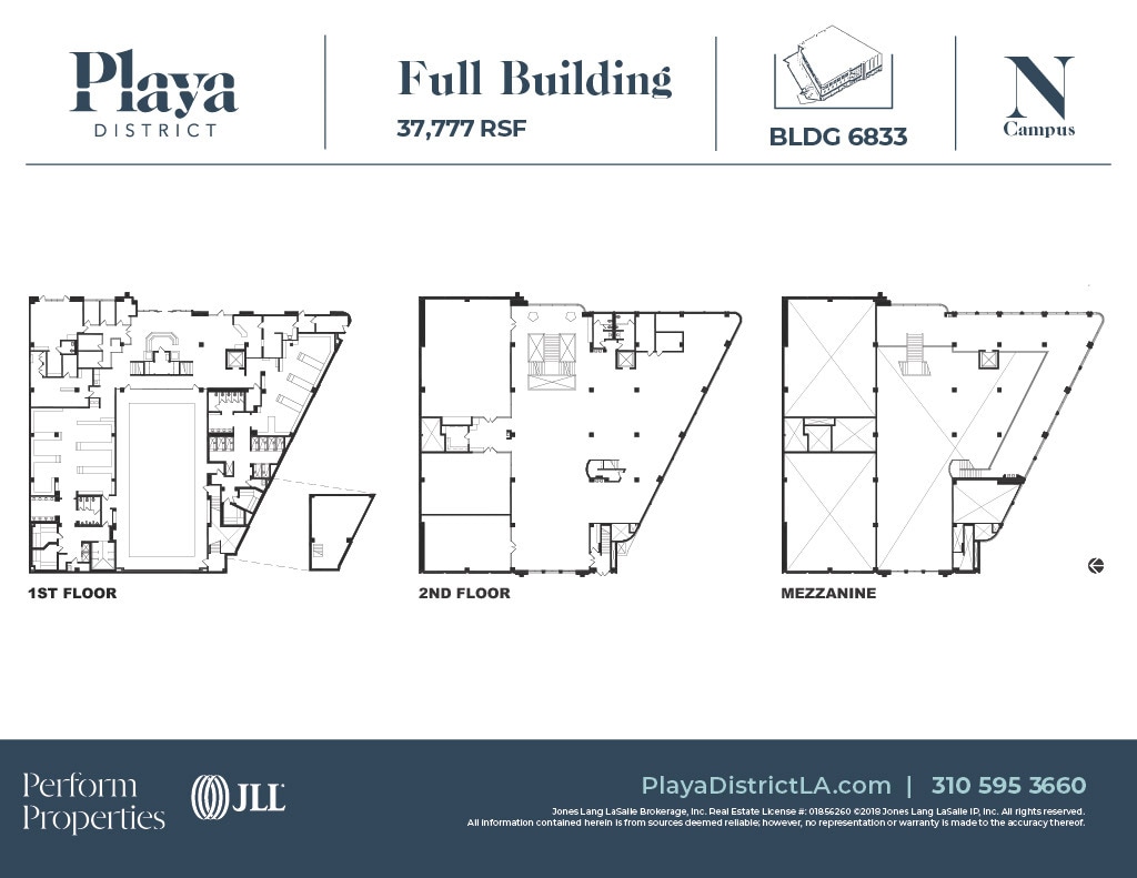 6100 Center Dr, Los Angeles, CA à louer Plan d’étage– Image 1 sur 1