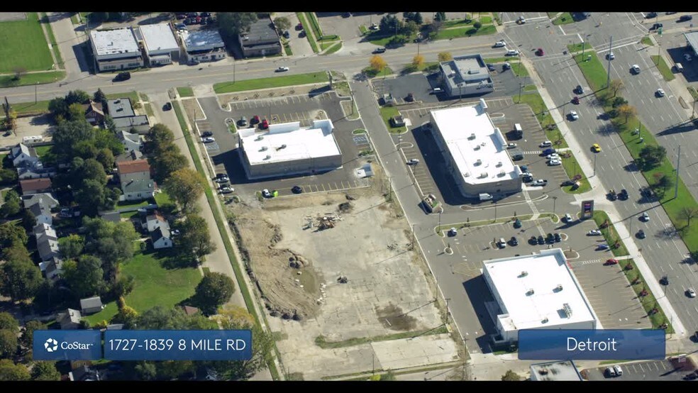 8 Mile Rd, Hazel Park, MI à louer - Vidéo aérienne – Image 2 sur 5
