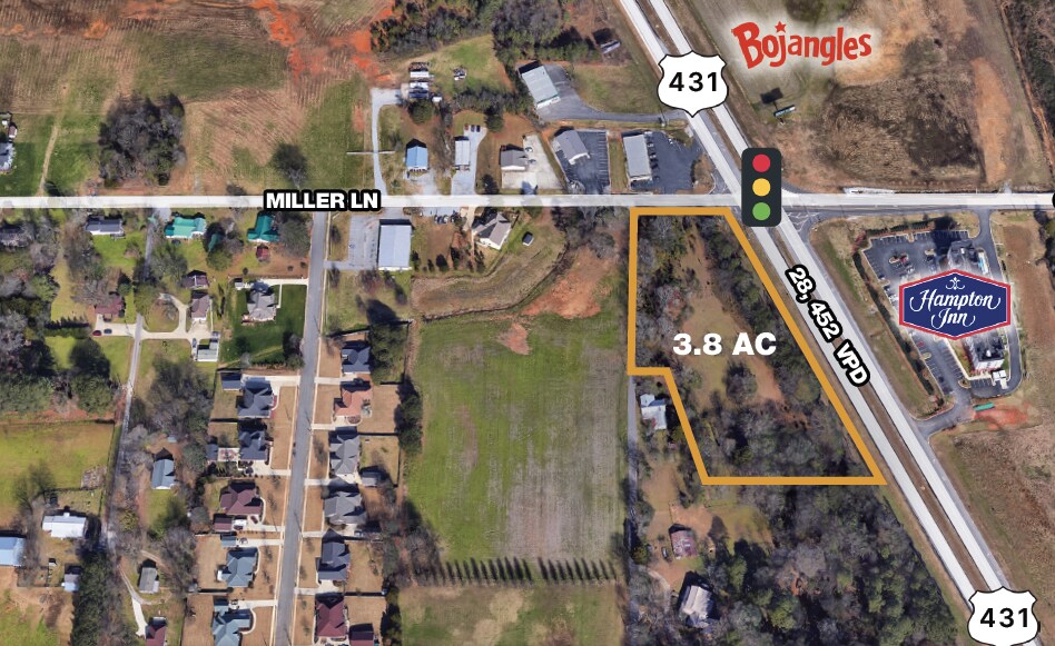 Highway 431, Hampton Cove, AL à vendre - Plan cadastral – Image 3 sur 3