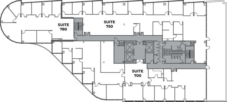 4270 Executive Sq, La Jolla, CA à louer Plan d’étage– Image 1 sur 1