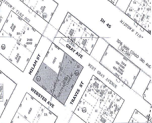 2100 Travis St, Houston, TX à louer - Plan cadastral – Image 2 sur 25