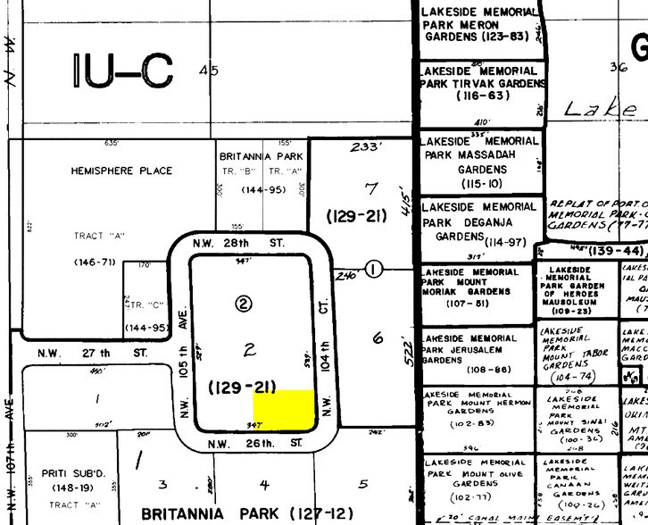 10431-10461 NW 26th St, Miami, FL à louer - Plan cadastral – Image 2 sur 20