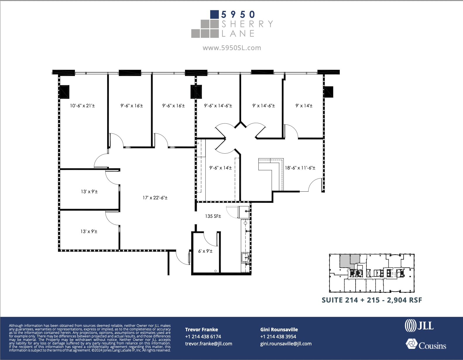 5950 Sherry Ln, Dallas, TX à louer Plan d’étage– Image 1 sur 1