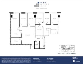 5950 Sherry Ln, Dallas, TX à louer Plan d’étage– Image 1 sur 1