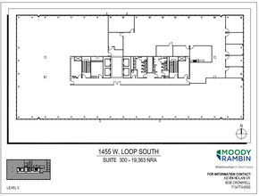 1455 West Loop S, Houston, TX à louer Plan d’étage– Image 2 sur 2