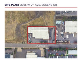 2025 W 2nd Ave, Eugene, OR - Vue aérienne vue de carte - Image1