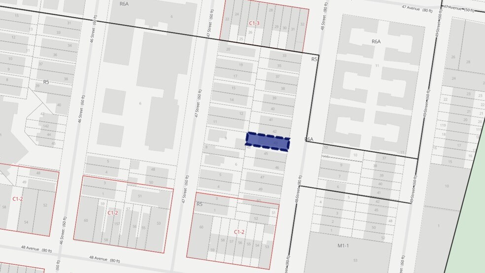 47-32 48th St, Woodside, NY à vendre - Plan cadastral – Image 2 sur 2