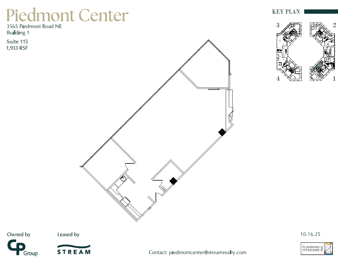 3495 Piedmont Rd NE, Atlanta, GA à louer Plan d’étage– Image 1 sur 1