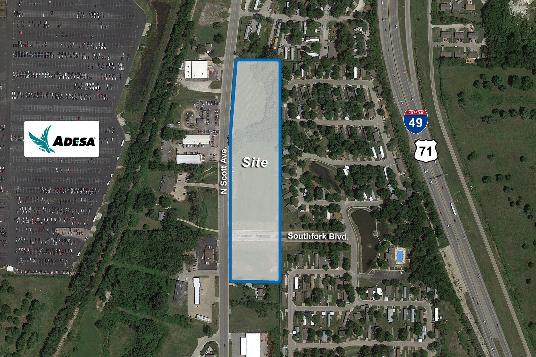 71 Hwy & 155th St, Belton, MO à vendre Aérien– Image 1 sur 2