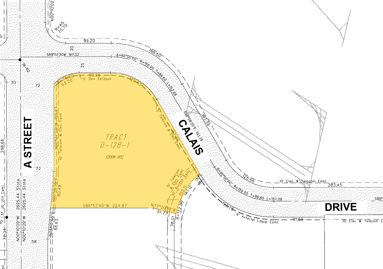 100 Calais Dr, Anchorage, AK à vendre Plan cadastral– Image 1 sur 2