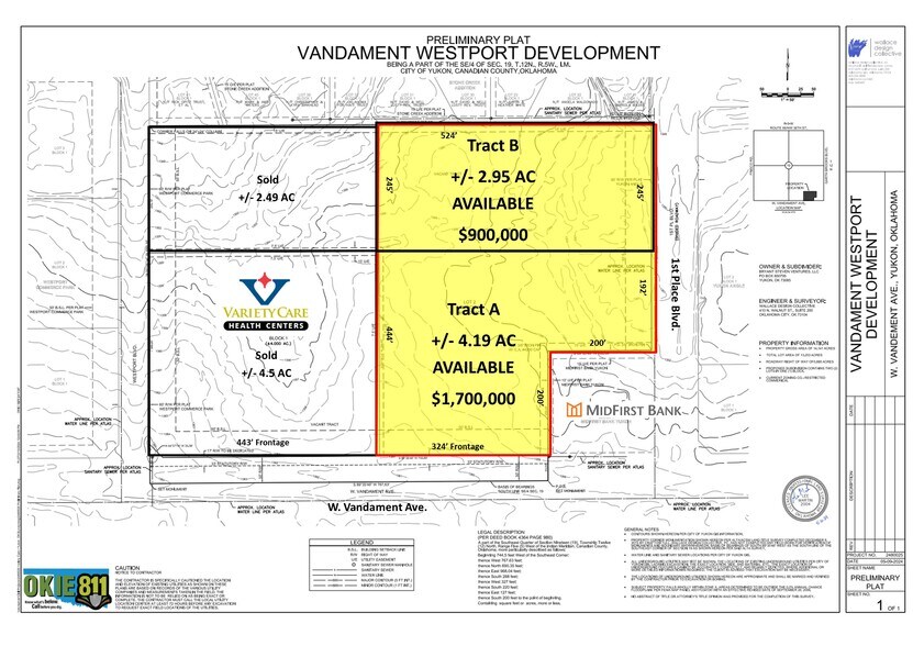 Vandament Ave and 1st Place Blvd, Yukon, OK à vendre - Photo de l’immeuble – Image 3 sur 5