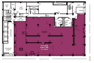 311 S Spring St, Los Angeles, CA à louer Plan d’étage– Image 1 sur 1