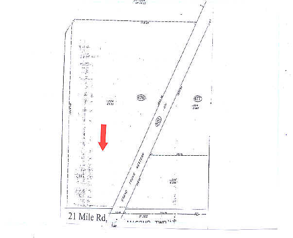 24545 21 Mile Rd, Macomb Township, MI à vendre - Plan cadastral – Image 2 sur 2