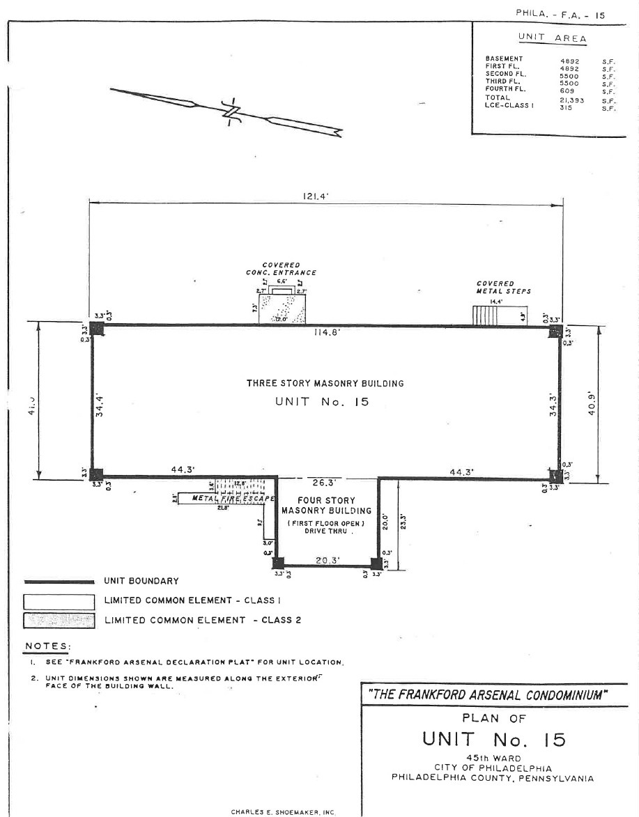 2275 Bridge St- Building 15, Philadelphia, PA à vendre Plan d’étage– Image 1 sur 1