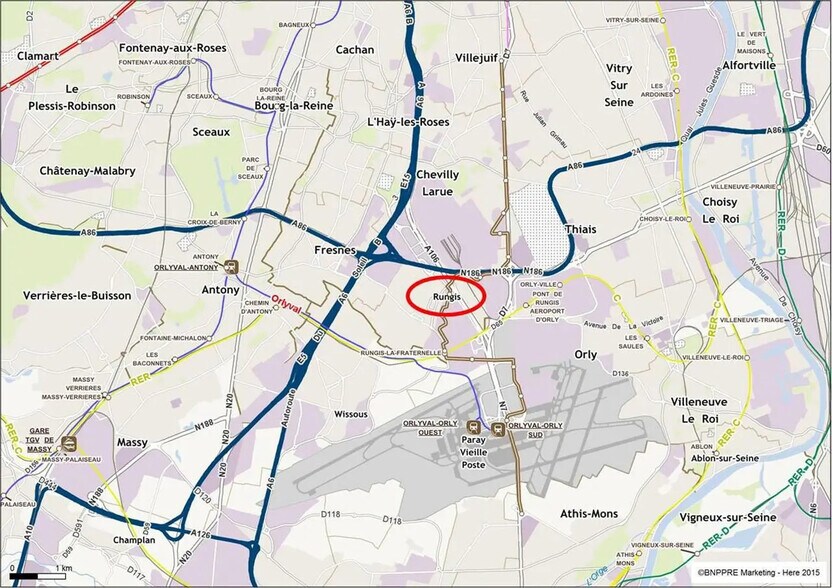 Local d’activités dans Rungis à louer - Plan d’étage – Image 2 sur 2