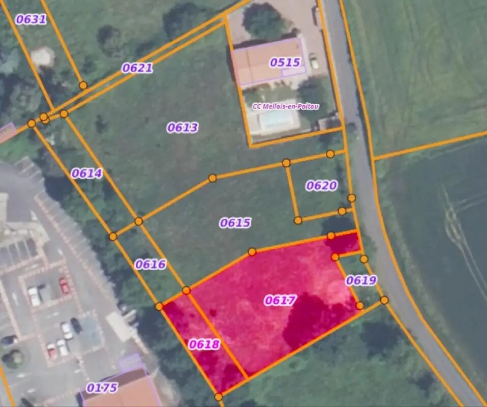 Terrain dans La Mothe-Saint-Héray à vendre Plan de site– Image 1 sur 3